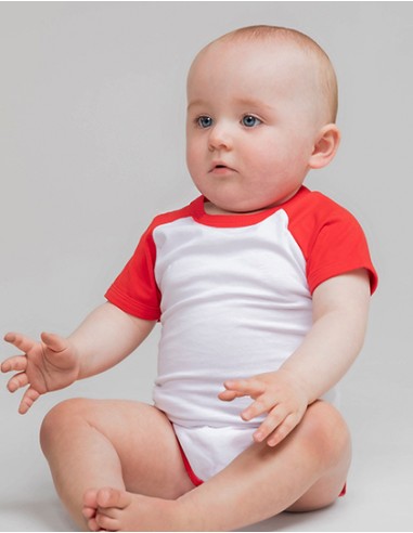 L-LW502-Essential Short Sleeved Baseball Bodysuit
